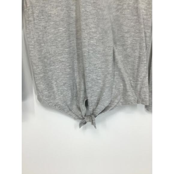 Puma Girl’s Heathered Gray Tie Waist Graphic T-Shirt Kid’s Youth Large 12-14 - Picture 3 of 8